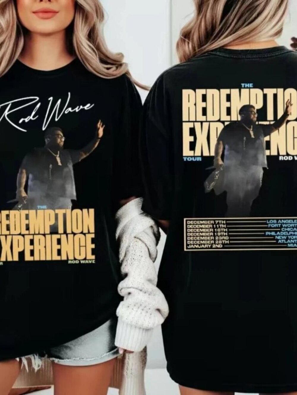 Rod Wave The Redemption Tour 2025 T-Shirt